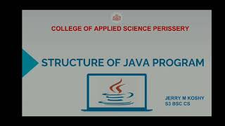 Java Student Seminar | Structure of a Java Program