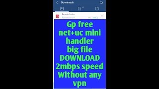 Unlimited  Download 2mbps speed 2017 || uc mini handler|| Without vpn screenshot 3