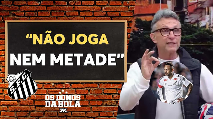 Craque Neto critica renovação de Neymar e diz que Santos continua brigando para não cair