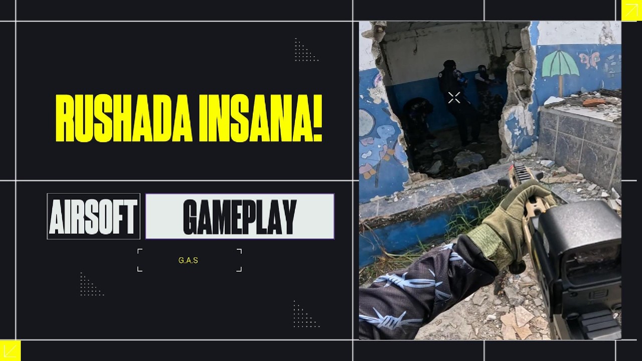RUSHADA INSANA | AIRSOFT GAMEPLAY SOROCABA (G.A.S)
