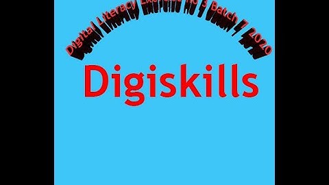 #digiskills # Digital Literacy Exercise no 3 Batch 7 2020 | hands on exercise no 3 | Digiskills |