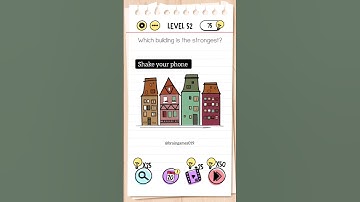 Which building is the strongest|Brain test|Level 52| #braintest #solve #answer #braingames #solution