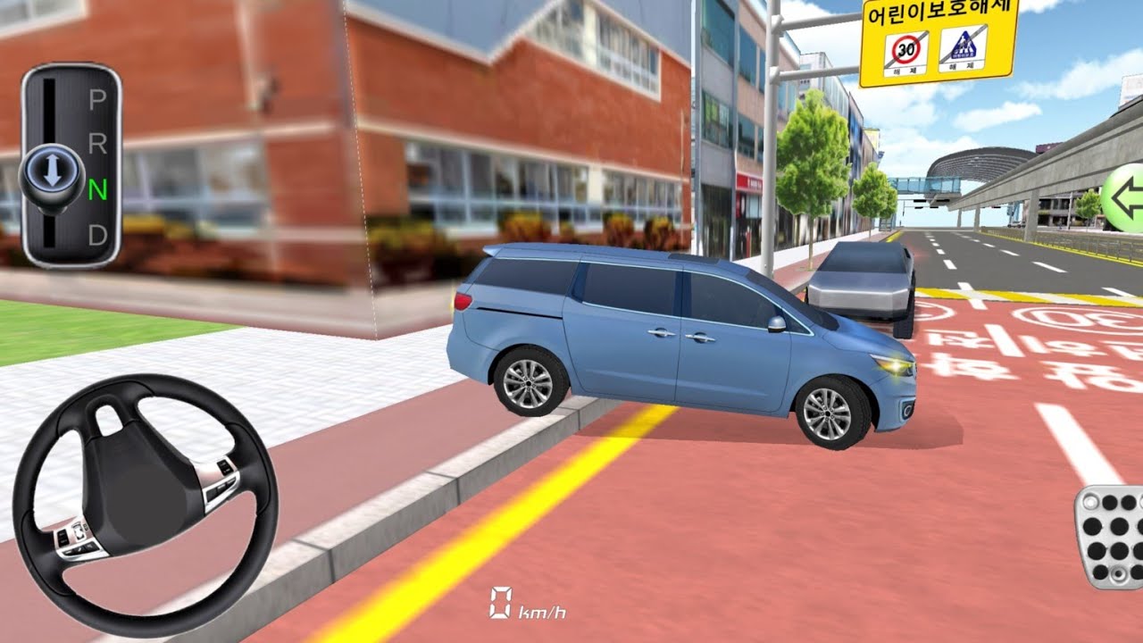 Driving Class 3D # New New Super Car And School Area Best Gameplay Video 
