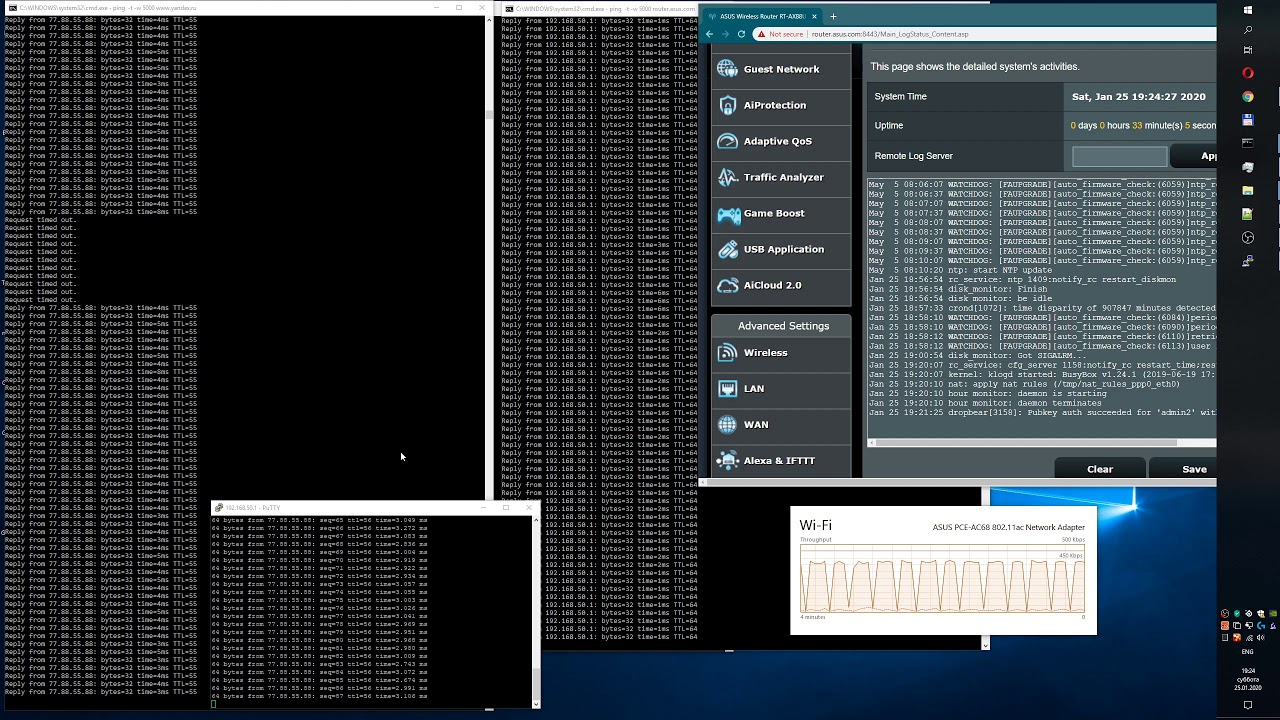 Acu Router Tv ASUS RT-AX88U. Wireless packets are timing out. Part #2 - YouTube