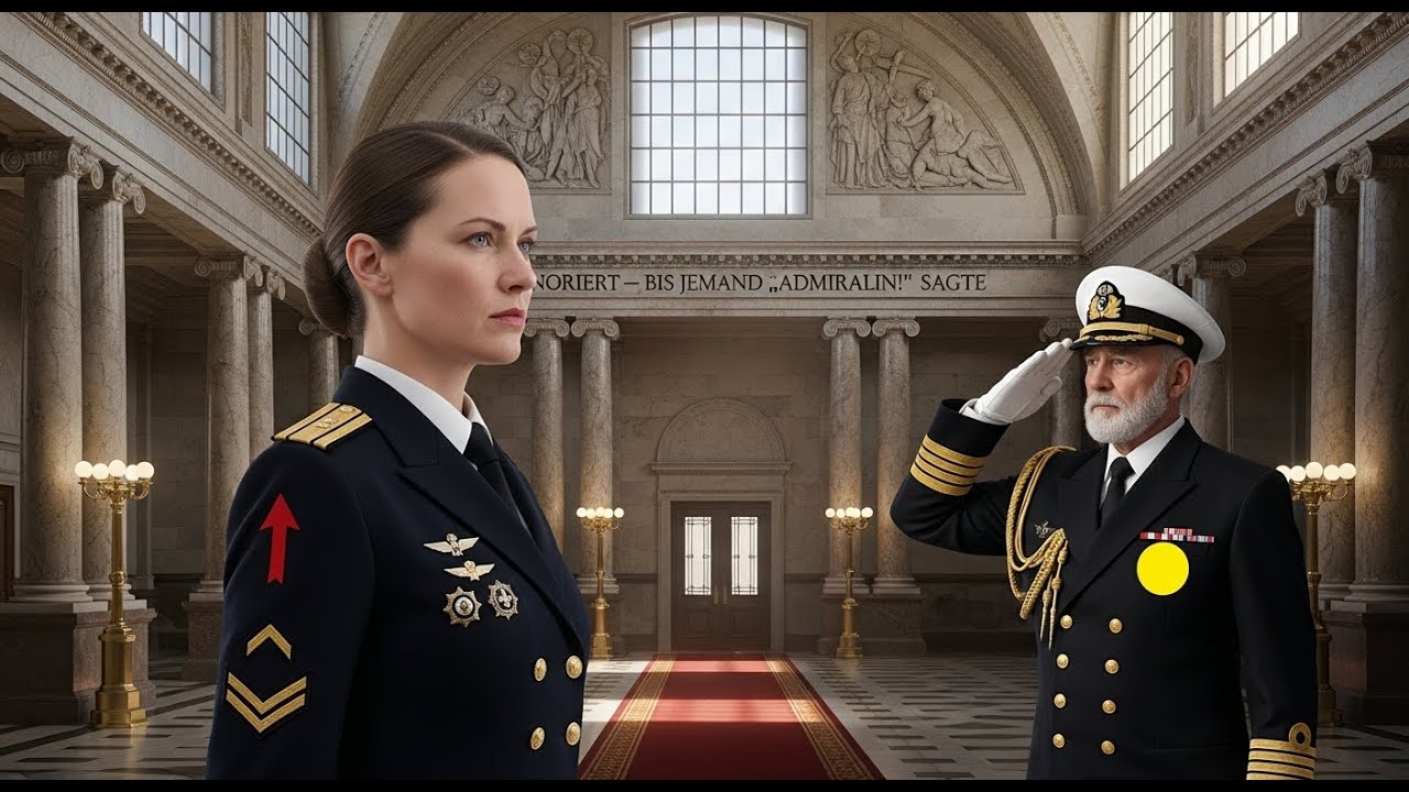 Sie ignorierten sie bei der Feier – bis ein General sie Admiralin nannte