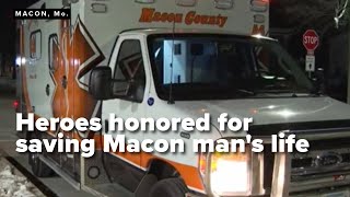 Heroes honored for saving Macon man's life