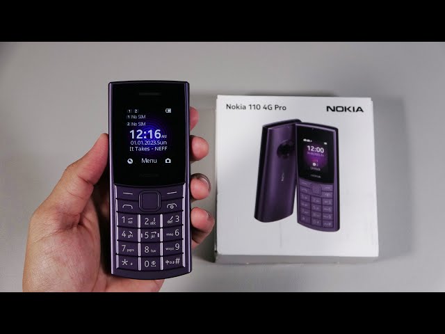 Nokia 110 4G Pro (2023) unboxing