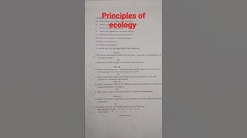 +3 1st semester zoology honours, Ecology core paper -II..2022 questions paper sambalpur University📝