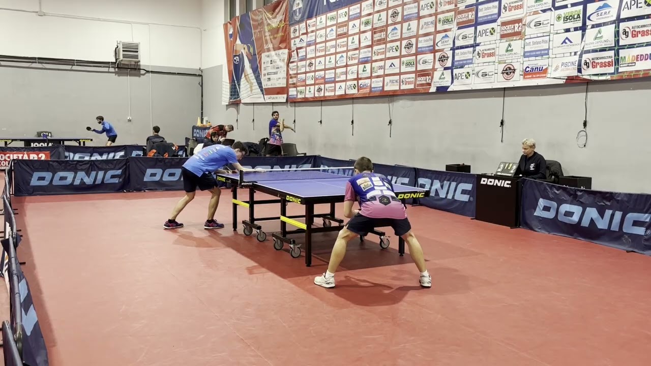 Cuboni Emanuele - Dal Fabbro Marco | Tennistavolo Sassari - ASD Muravera TT | Serie B2 Gir. H