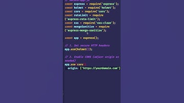 Secure Your Node.js App in 60 Seconds 🔐