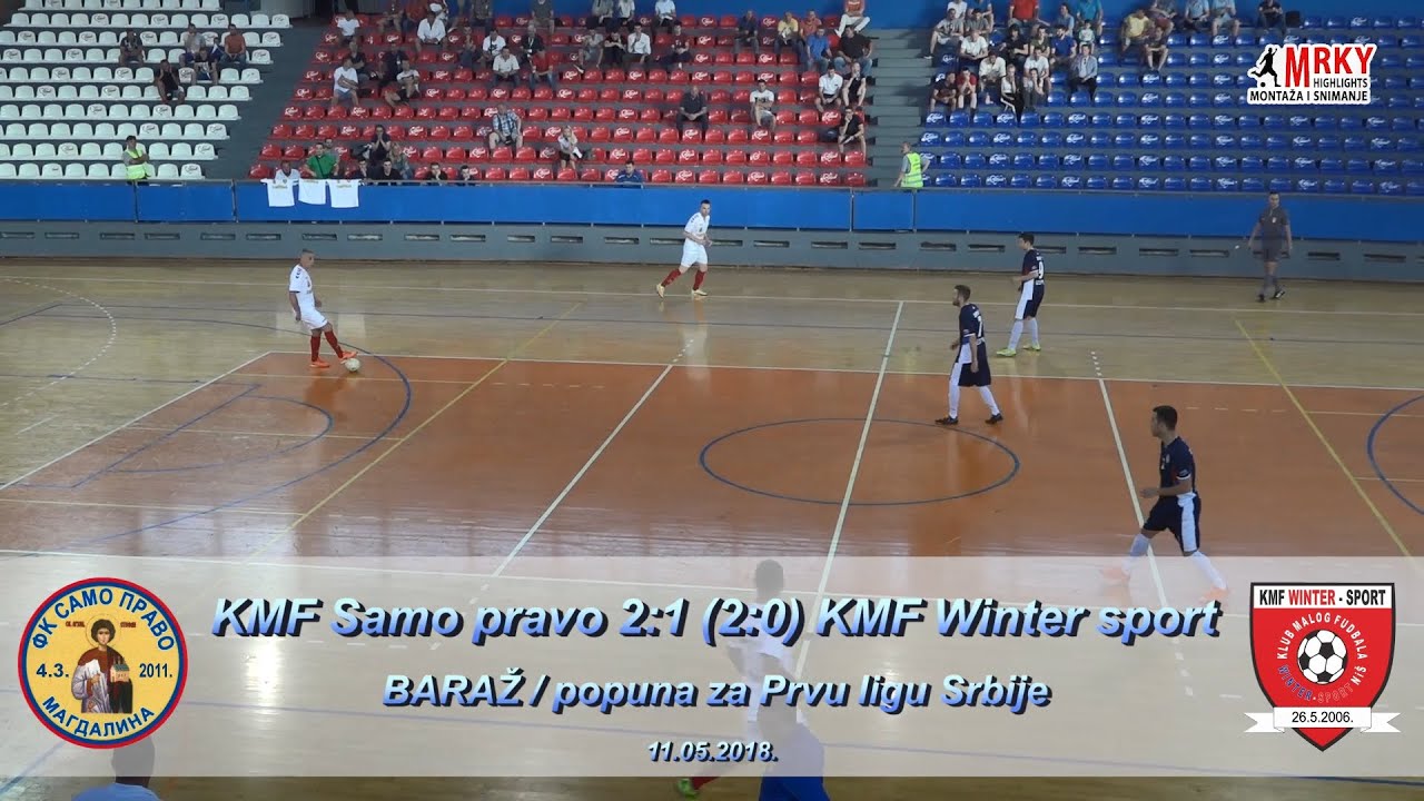KMF Samo pravo - KMF Winter sport 2:1 (2:0) BARAŽ