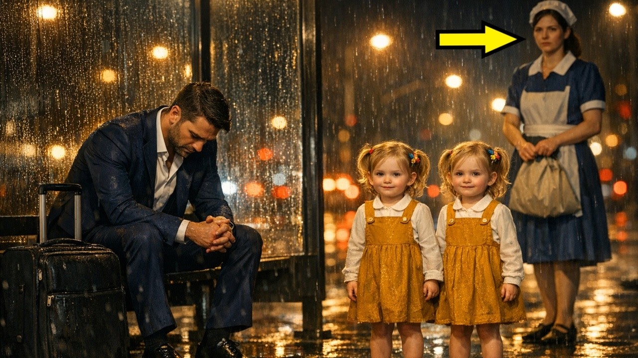 Millonario fue echado por ser estéril... la empleada y sus gemelas le dijeron: vem...