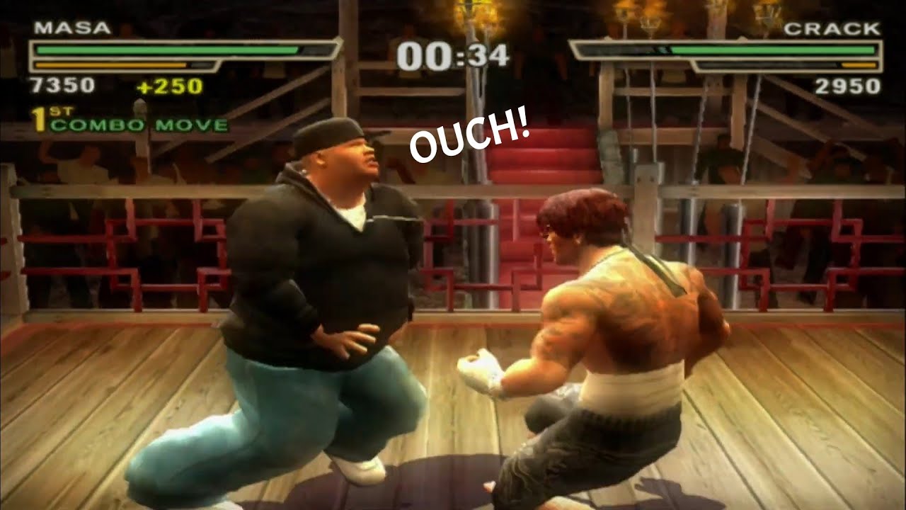 Def Jam Fight For NY, MASA vs CRACK, A LOT OF LOW BLOWS