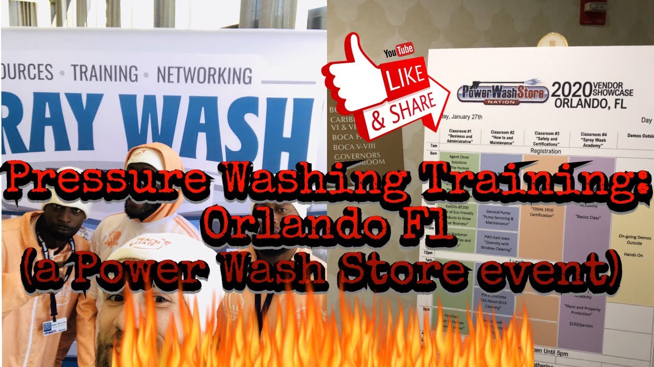 Pressure washing: Training