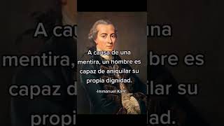 La mentira #kant #filosofia