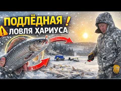 Настоящий жор хариуса! Подледная рыбалка в Олекминском районе
