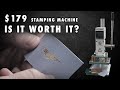 $179 leather stamping machine, is it worth it? | Leather crafting