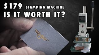 $179 leather stamping machine, is it worth it? | Leather crafting