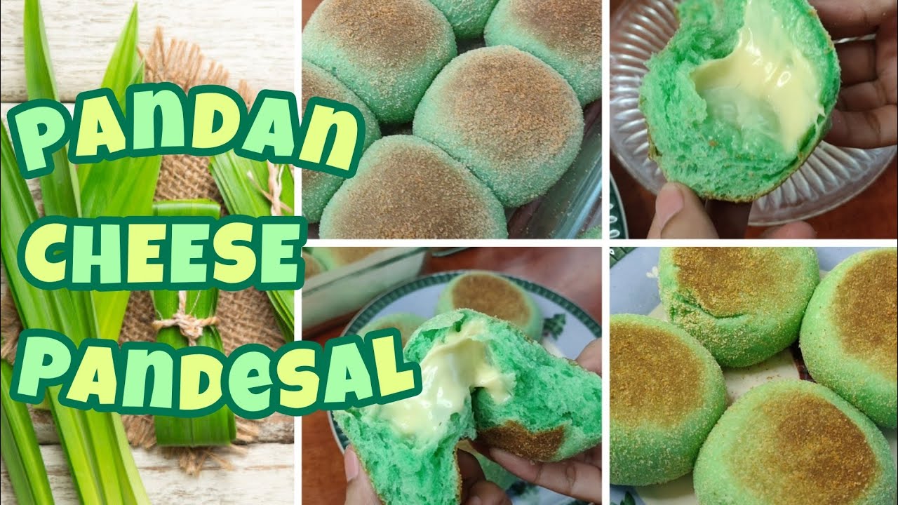 Bake and No Bake Pandan Cheese Pandesal Easy Recipe Food Vlog