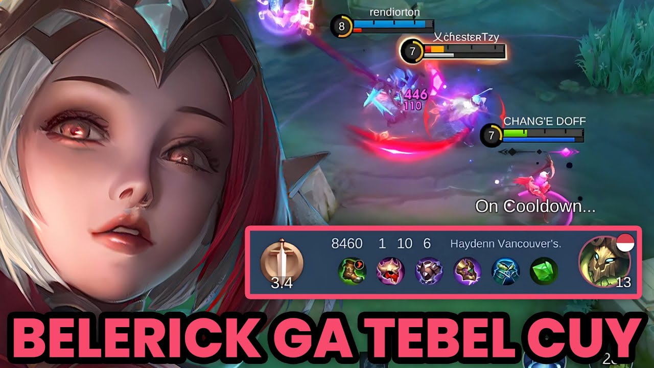 BUILD & EMBLEM LUNOX TERSAKIT 2025 !! BELERICK TIPIS BANGET !! E493 - MLBB