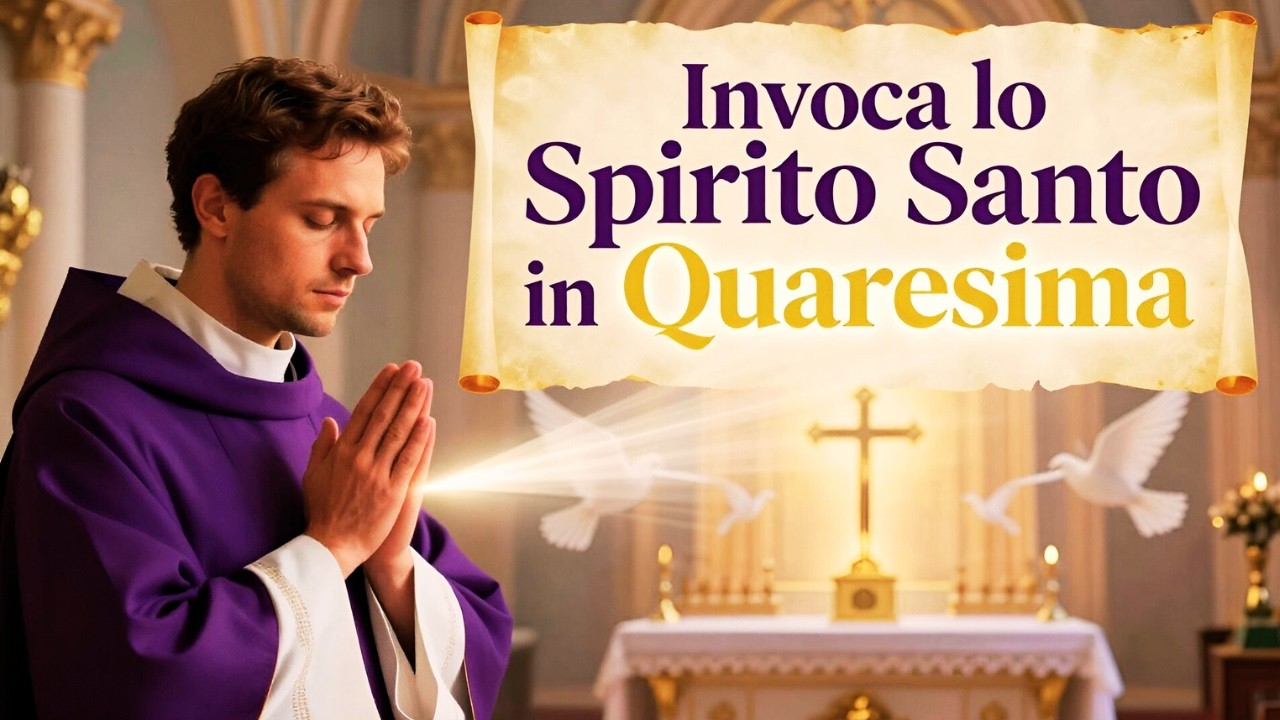 Invoca lo Spirito Santo in Quaresima 🙏 Forza e luce nel tuo cammino