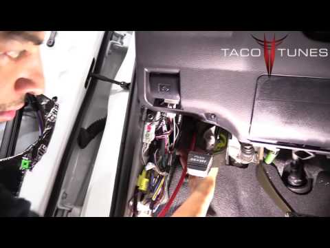 Toyota Tundra run / install power cable from battery to amplifier and install fiuse.