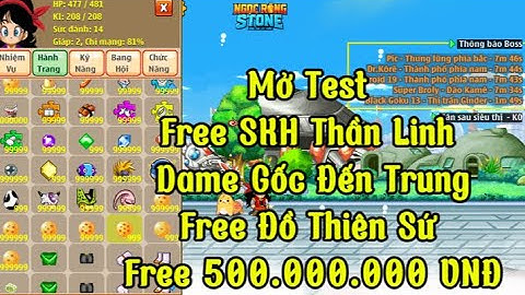 Nro Lậu Mới Nhất Nro Stone Mở Test Free 500 Triệu VNĐ Free Đồ Thiên Sứ SKh Thần Linh Dame Trung