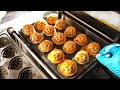 Walnut cookies made from 100% rice / 호두과자 - 광장시장 / making walnut cookies / korean street food