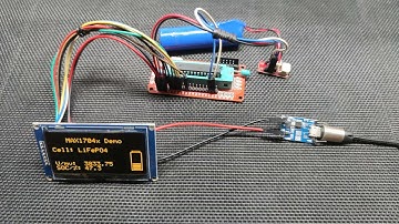 MAX1704x Lithium Battery Fuel Gauge Demo