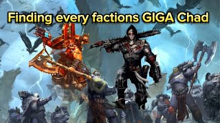 I found THE coolest character in each 40k faction