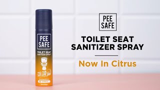 Introducing Pee Safe Toilet Seat Sanitizer in Citrus Fragrance | New Scent Alert | Pee Safe