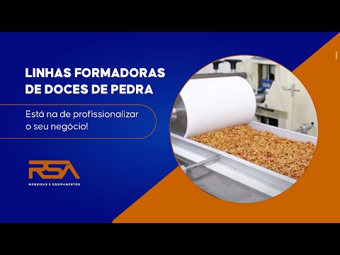 Linha formadora de doces de pedra - Pé de Moleque R-LCF