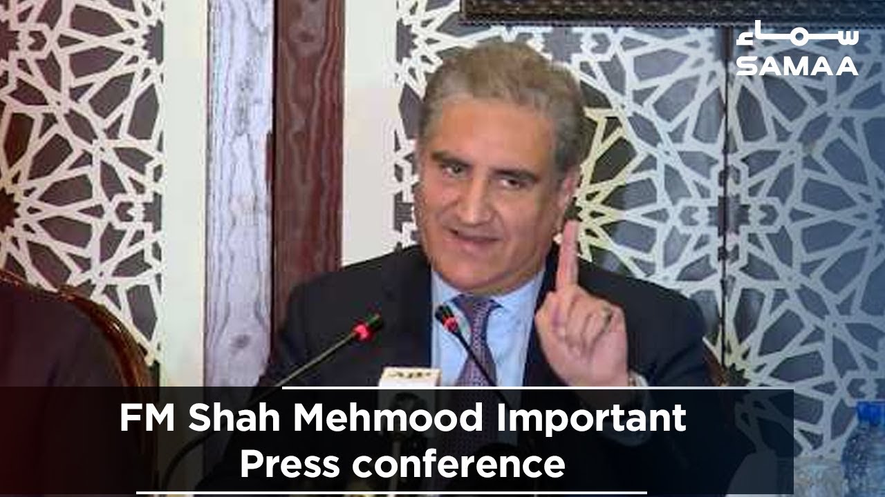 clips for crocs FM Shah Mehmood Important Press conference | SAMAA TV | 20 August 2019