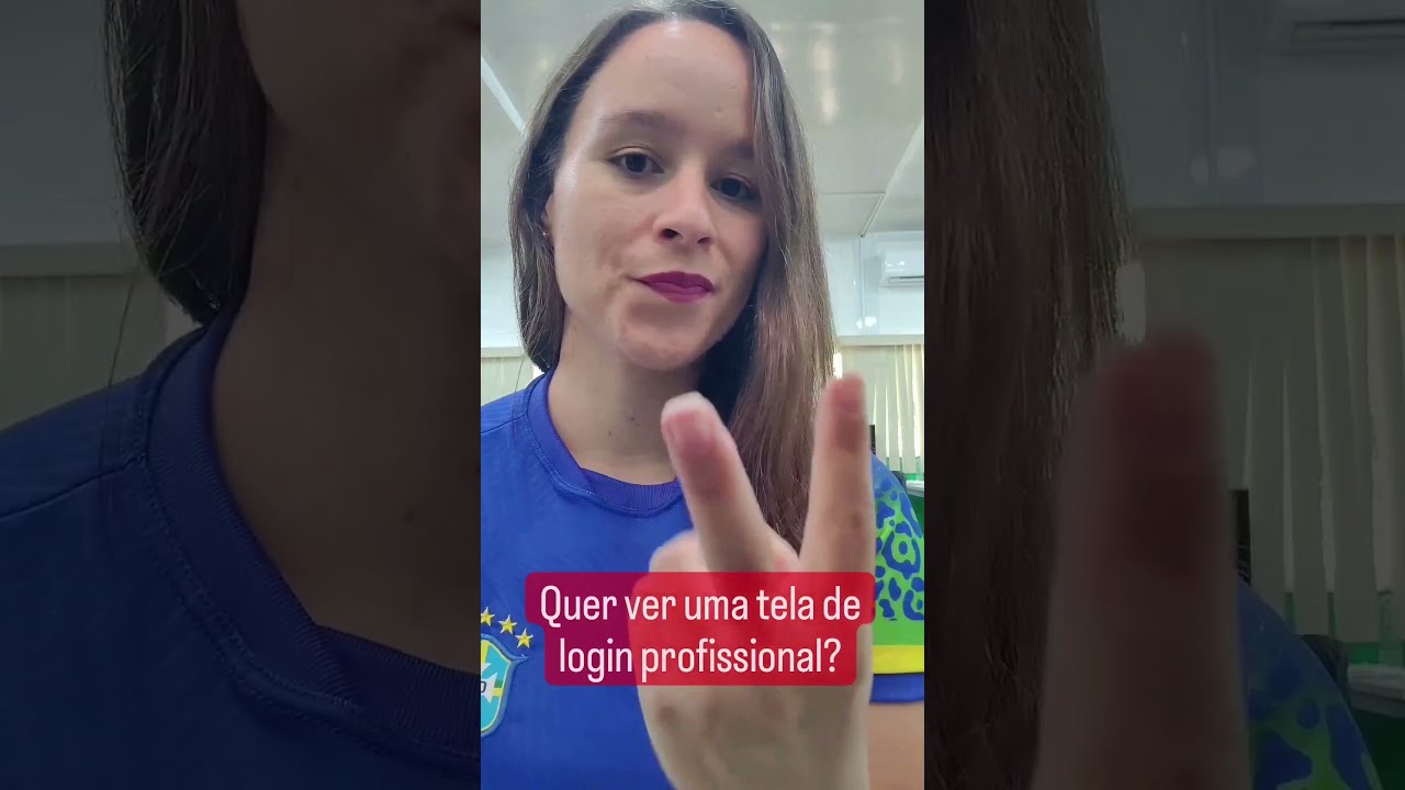 Tela de Login Profissional com CSS e JavaScript. 