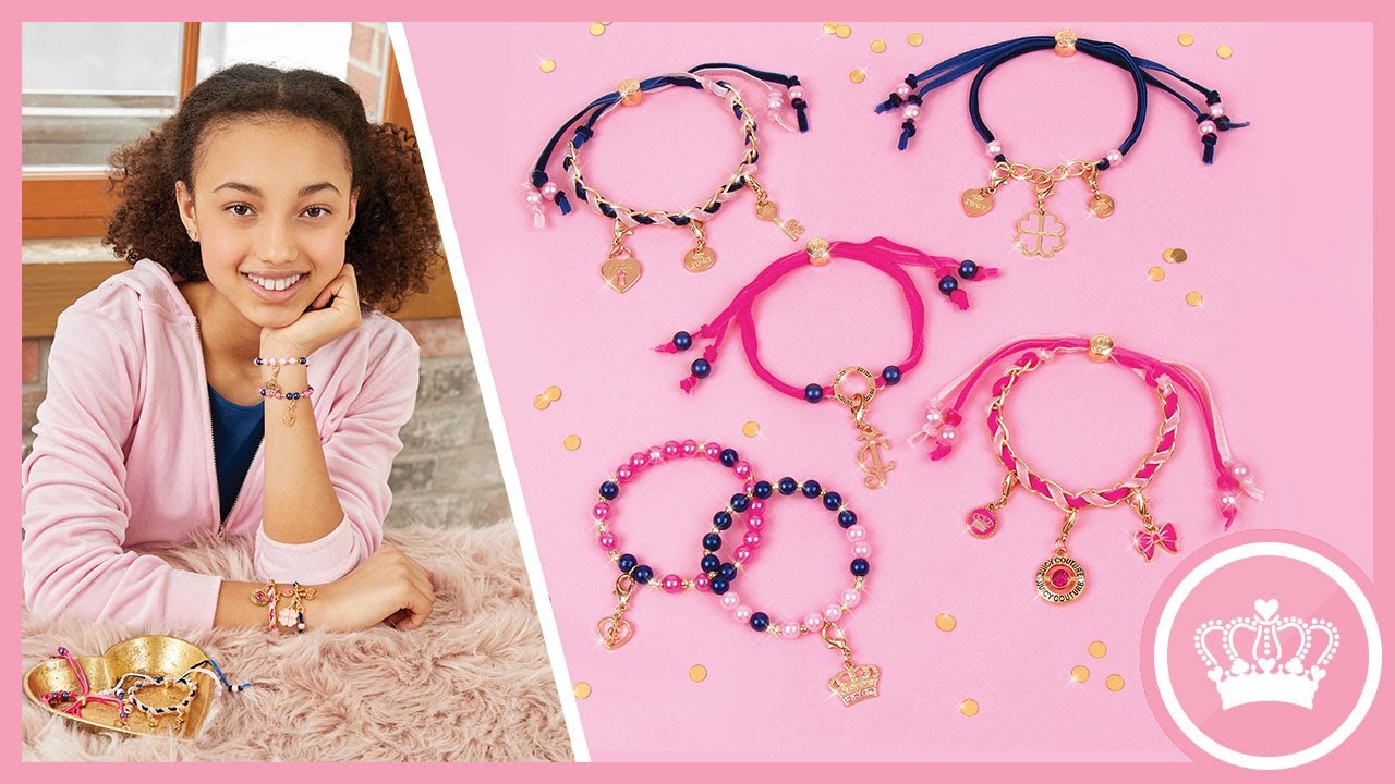 DIY Bracelets With The Juicy Couture Charmed by Velvet & Pearls 