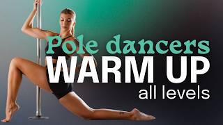 Full Body Warm Up for Pole Dancers | 24 Min Follow Along (no talking)