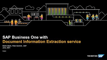 Document Information Extraction Service - FP2105 feature demo for SAP Business One