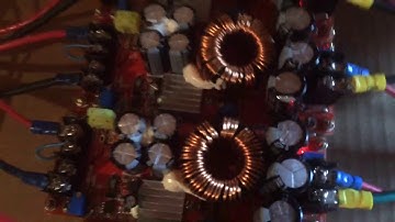 RF Man demonstrates how to use four 12v to 50v boost converters to drive LDMOS devices