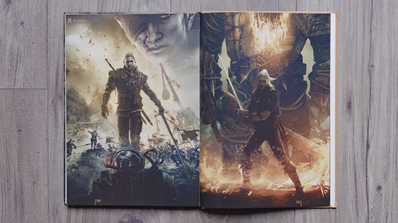 ARTBOOK from WITCHER 2: Assassins of Kings - PC COLLECTOR'S POLISH EDITION