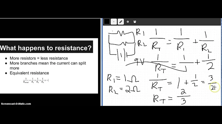 Equivalent Resistance - Parallel Circuit