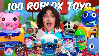 UNBOXING 100 *ROBLOX MYSTERY* TOYS!! 😱 *RARE FINDS*