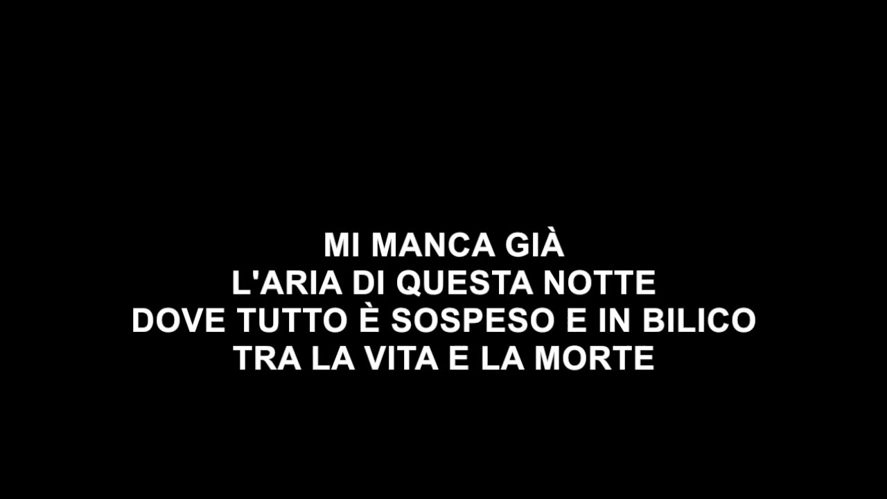 Tra La Strada E Le Stelle Testo