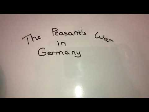 The Peasant’s War in Germany (1525-1525)