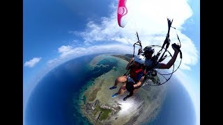 RICOH THETA V Sample video - Paramotor (Okinawa)