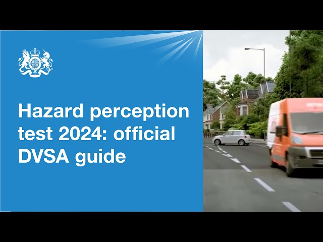 Hazard perception test 2024: official DVSA guide class=