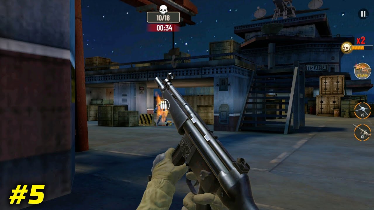 Zombie Strike: Shoot Fire  (Level 14,15,16) Gameplay Walkthrough Part 5