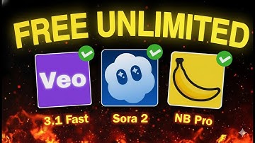Sora 2, Veo 3.1 Fast & Nano Banana Pro - ALL FREE (Unlimited Access)