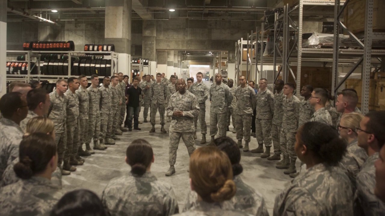 Chief Master Sergeant of the Air Force, Kaleth O. Wright's Return visit