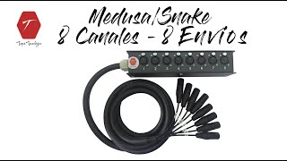 Como ensamblar / hacer /reparar Cable Snake / Medusa 8 canales / 8 envíos - Parte 1-