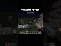 🔥 Villager IQ Test in Minecraft 🤯🧠 | Smart or Dumb? 😂 #shorts